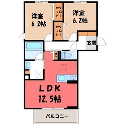 陽東３丁目駅 徒歩18分 1階の物件間取画像